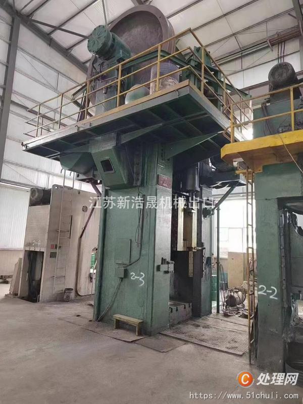 出售处置二手青锻J53-2500摩擦重压机滑块行程700
