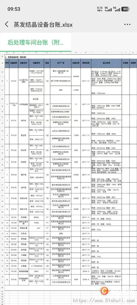 二手MVR蒸發(fā)器