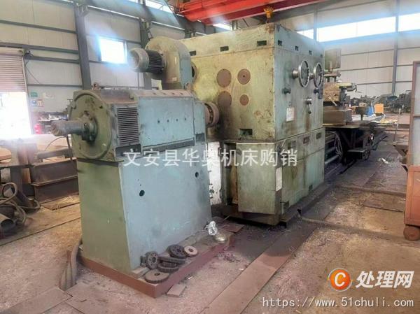 转让闲置青海重型C61200x6|40卧式车床导轨宽度1.1米
