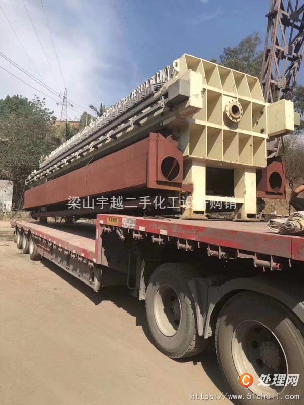 出售二手350平方程控快开隔膜压滤机两台成色好