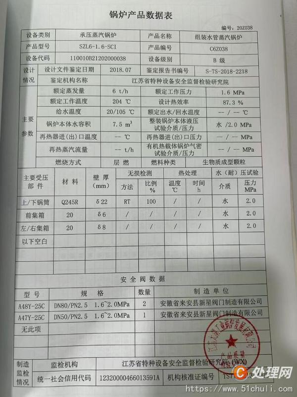 二手生物質(zhì)鍋爐