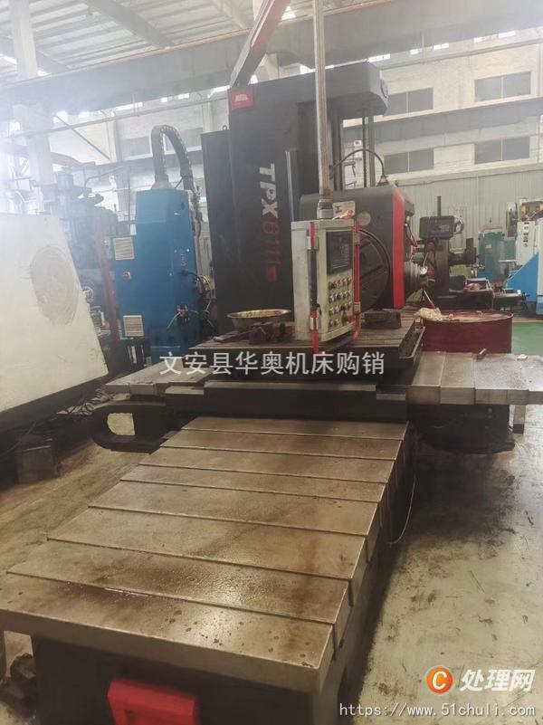 出售处置二手中捷TPX6111B卧式铣镗床主轴转速1000