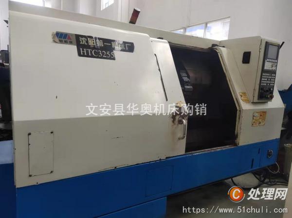 出售处置二手沈阳HTC3255数控斜身车二手沈阳3255斜轨车