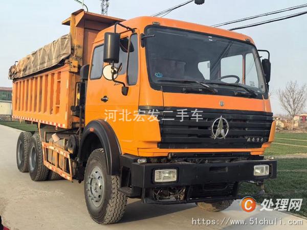 底价转让闲置后八轮自卸车