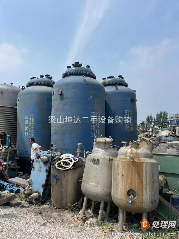 出售二手30立方搪瓷储罐