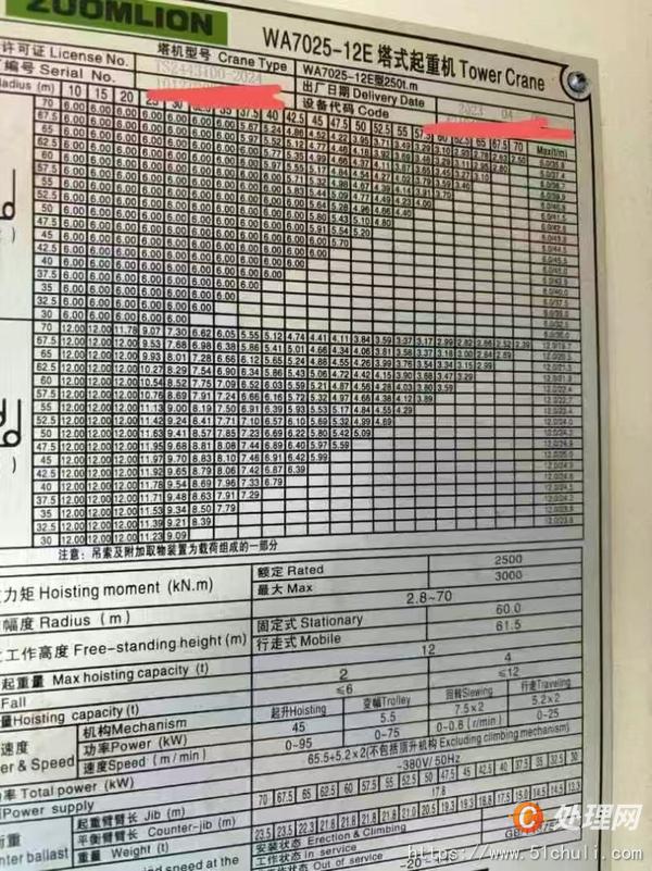 二手塔吊