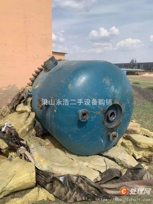 出售二手3000升搪瓷反应釜12台原瓷原漆