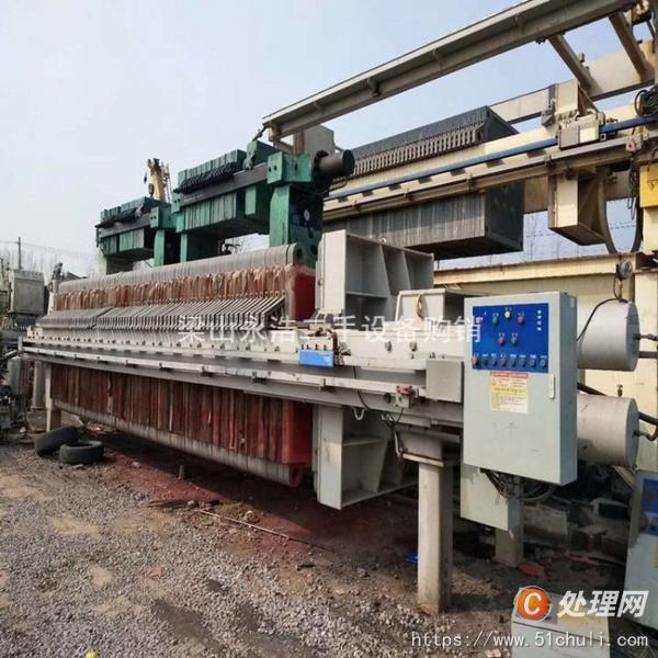 出售二手隔膜压滤机九成新 二手污泥处置设施 多功能固液离别机