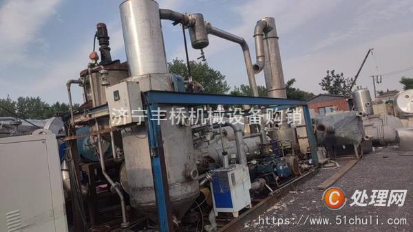 出售二手2吨单效浓缩蒸发器304材质 二手MVR双效蒸发器