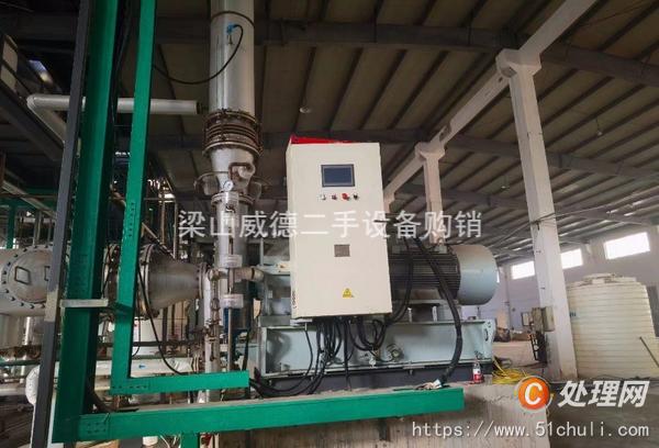 现货出售9.9成新 4吨MVR结晶蒸发器316材质