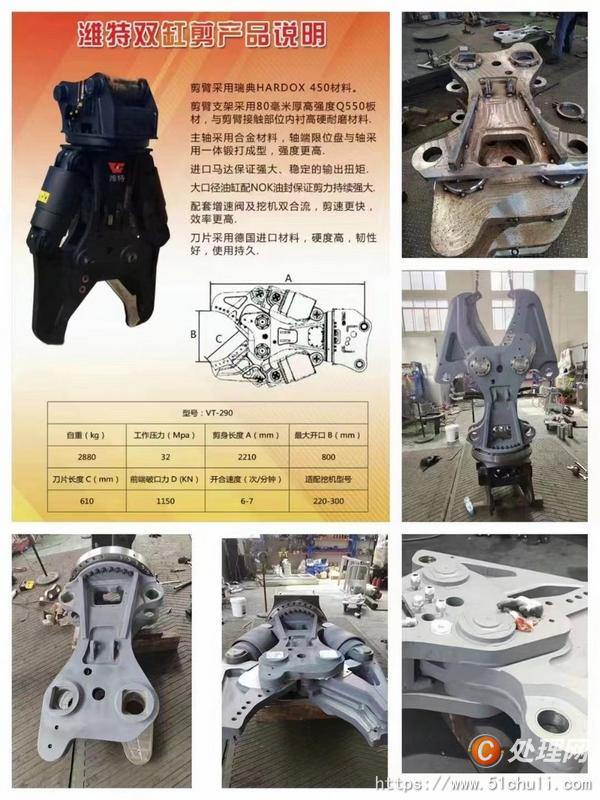 二手鱷魚剪切機