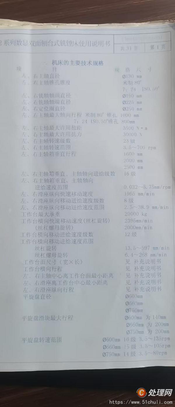 二手鏜床