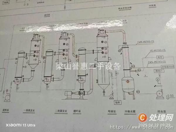 二手三效蒸發(fā)器