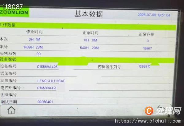 二手混凝土泵車