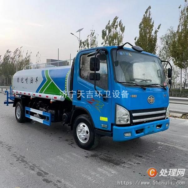 供应精品解放虎V8方洒水车,单排驾驶室(乘坐3人),一汽大柴发动机