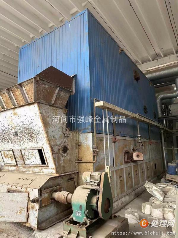 出售一套,二手600万大卡燃煤链条导热油锅炉,安装几乎未用