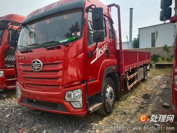 出售解放JK6六米八平板载货车​21年上户 国六排放 手工挡