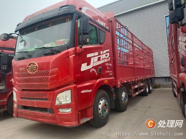出售九米六前四后八高栏载货车​21年4月，自动挡，国五排放，460马力，