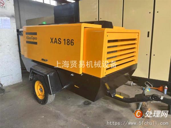 出售阿特拉斯柴油驱动空充气压力缩机XAS186