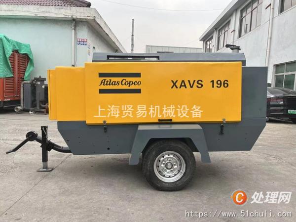 出售二手中风压阿特拉斯柴驱XAVS196空充气压力缩机