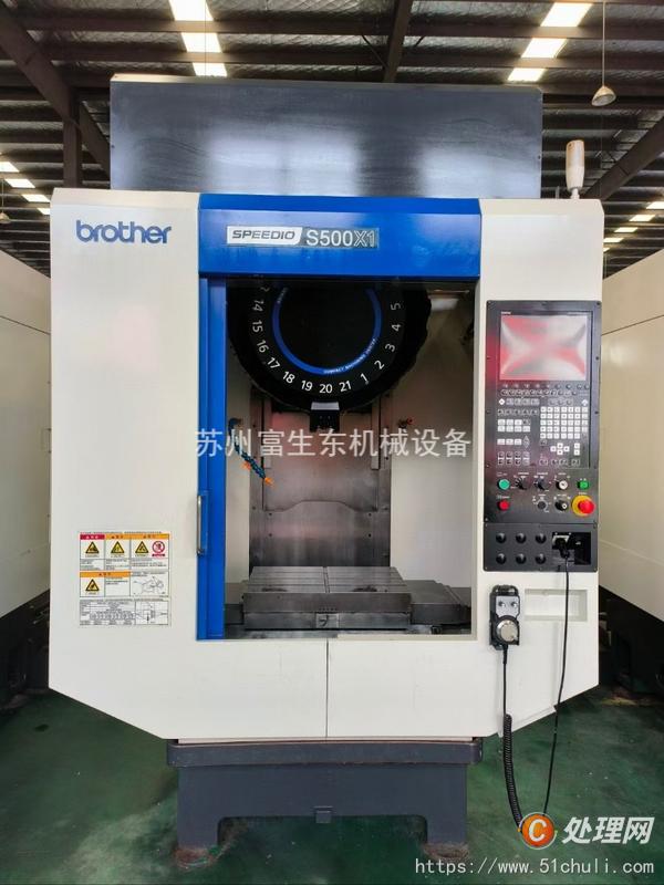 出售日本原装兄弟S500X1钻攻中心一批主轴转数16000rpm