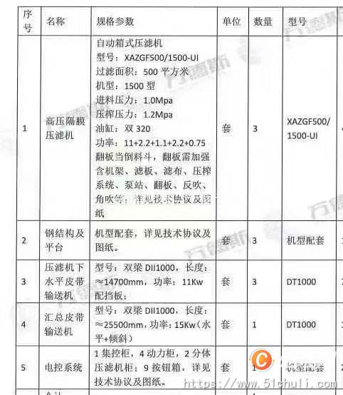 二手隔膜壓濾機(jī)