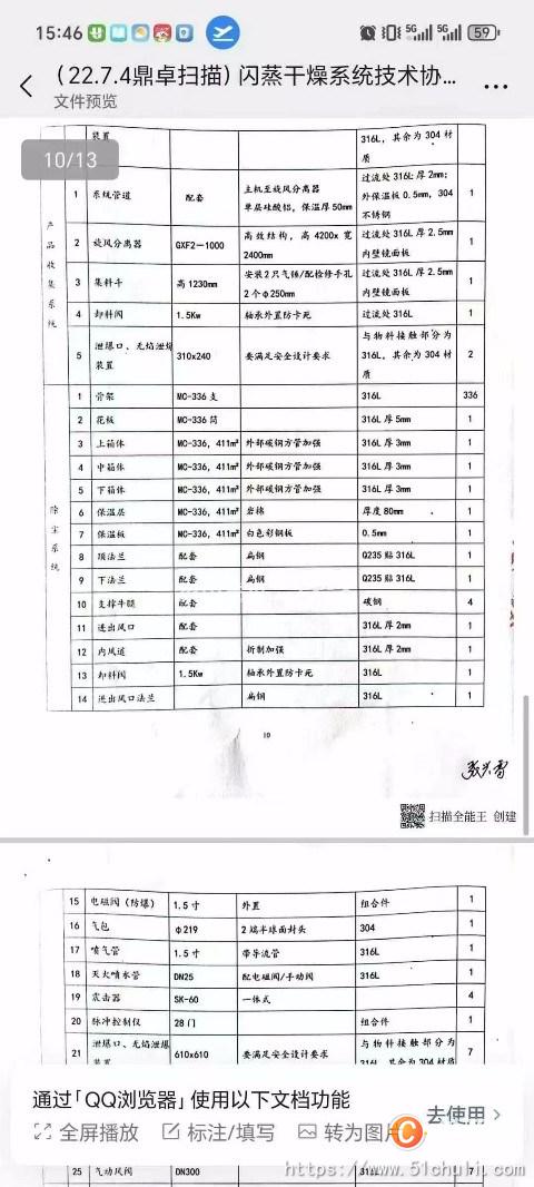 二手閃蒸干燥機