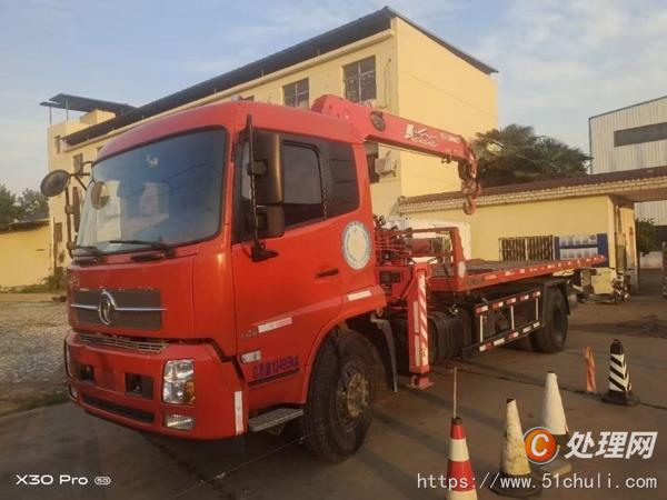 出售带吊清障车，古河5吨吊机奥海上装