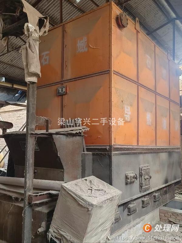出售二手1400KW燃煤导热油锅炉