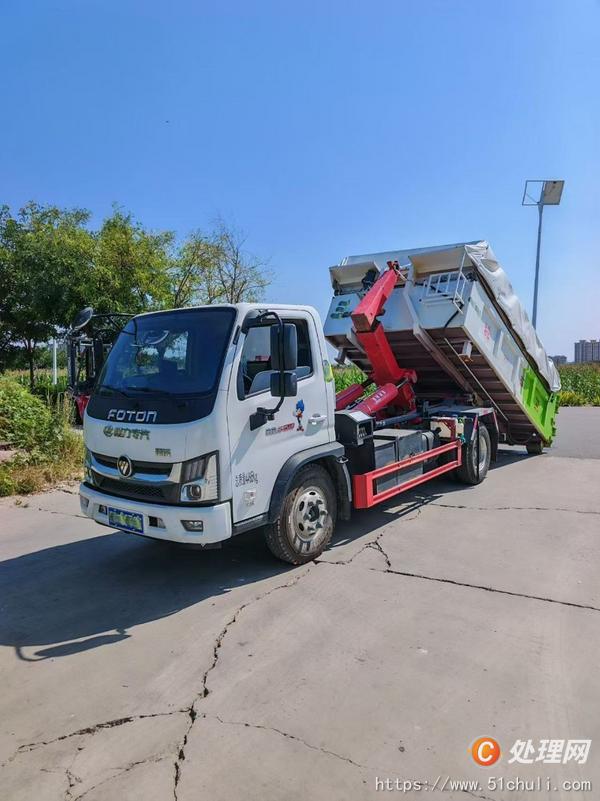 二手勾臂式垃圾車(chē)