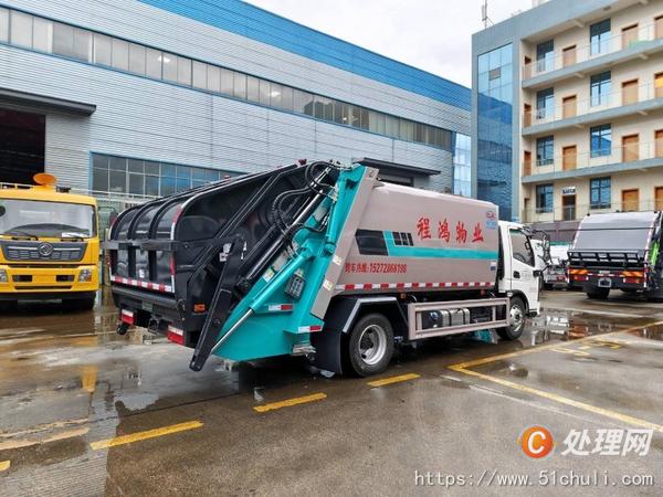 二手壓縮式垃圾車