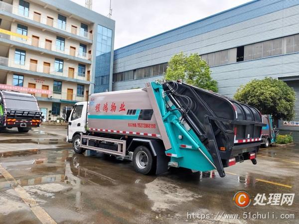 二手壓縮式垃圾車