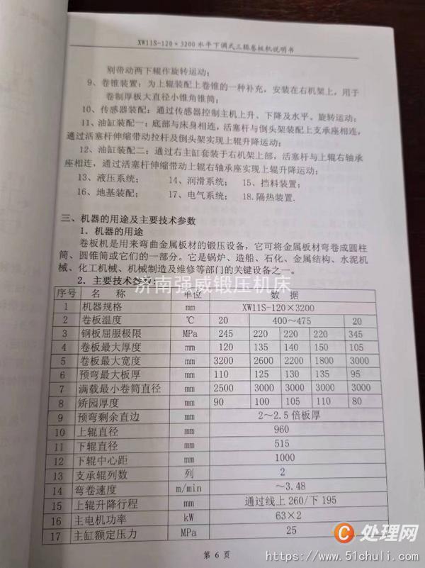 二手卷板機