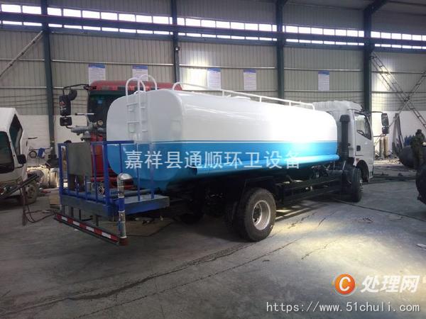 出售湖北二手洒水车厂商 改装5吨8吨10吨工地抑尘洒水车