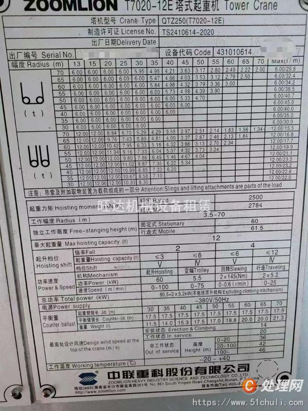 二手塔吊