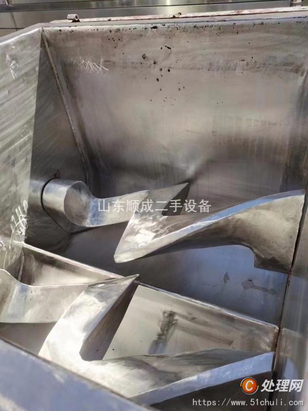 出售二手不锈钢真空捏合机 二手500L蒸汽加热液压翻缸真空捏合机