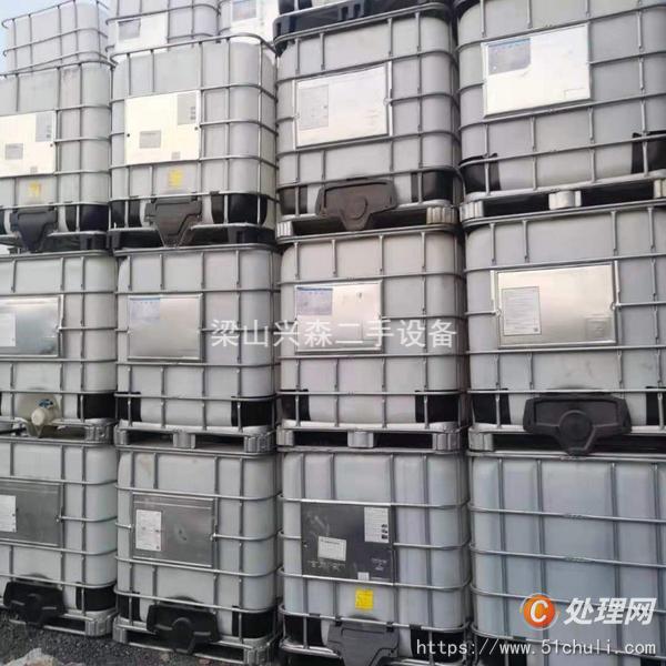 转让闲置IBC1000L吨桶塑料水箱加药箱塑胶水箱铁架桶 耐酸碱
