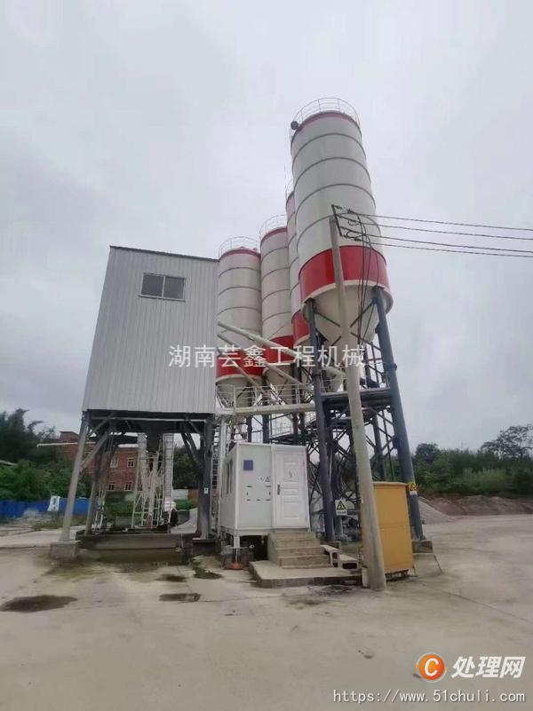 供应22年三一重工120搅拌站,钢结构配料机,4个200吨罐,成色免检
