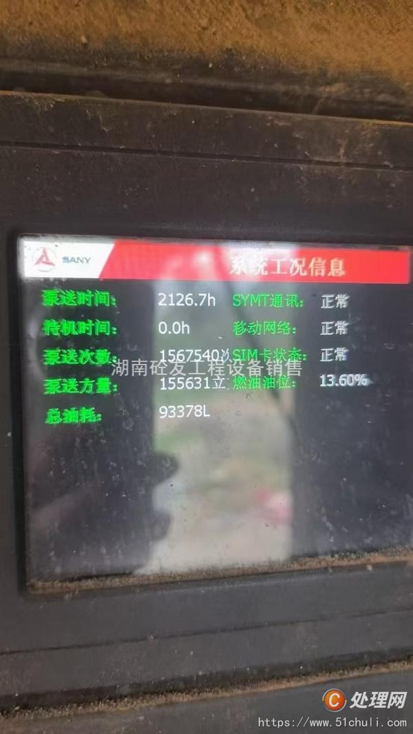 二手混凝土泵車