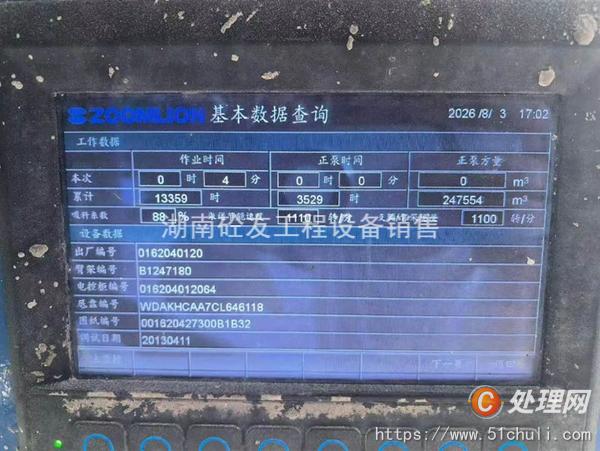 二手混凝土泵車