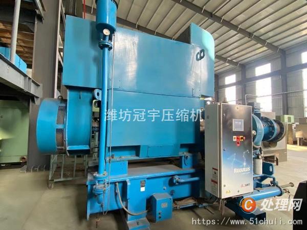 出售二手空压机复盛离心式空充气压力缩机P500,重压7.5公斤135立方