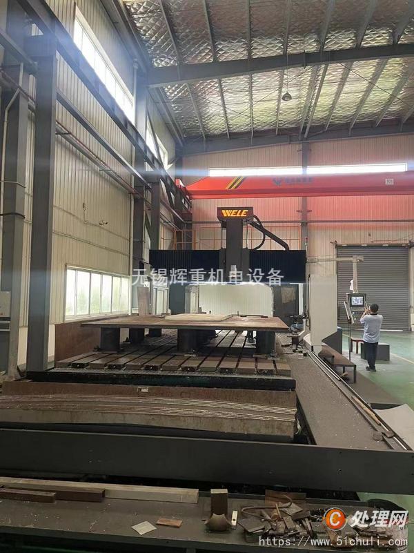 出售二手机床高速数控龙门镗铣床2.7X8米台湾威力机床厂21年发那科系统