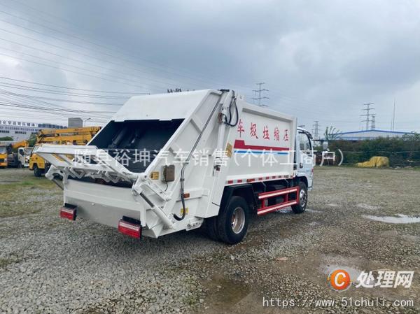二手壓縮式垃圾車
