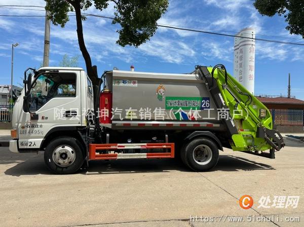 二手壓縮式垃圾車(chē)