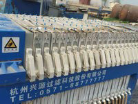 二手压滤机设备京津牌板框压滤机隔膜压滤机自动液压压滤机设备出售