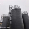 出售新定4臺100立方立式玻璃鋼儲罐 外做灰色防腐 直徑4米×高度8米
