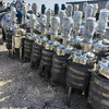 轉(zhuǎn)讓全新SUS304不銹鋼10-3000L電加熱蒸汽加熱攪拌罐,雙層三層