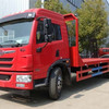 解放單橋平板運輸車 拖15噸的挖機板車 現(xiàn)車現(xiàn)車出售