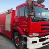 转让精品尼桑双桥消防车,泡沫两用,轻松射程70米,消防泵系统用量很小