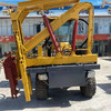 出售裝載機(jī)全員性打樁機(jī) 新型小四輪輪式公路護(hù)欄打樁機(jī)